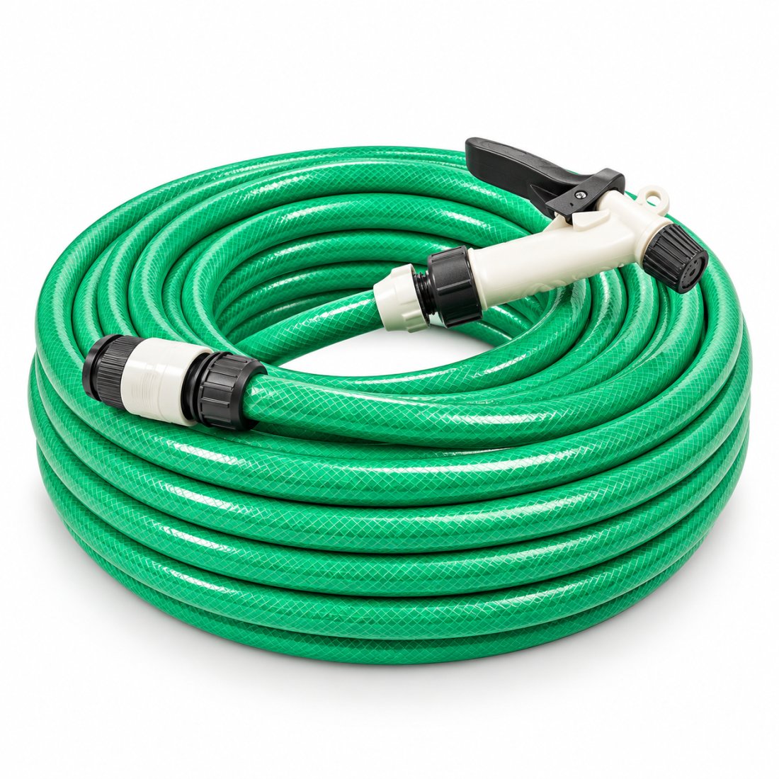 Conjunto mangueira Max Garden Plastic 15 m com esguicho