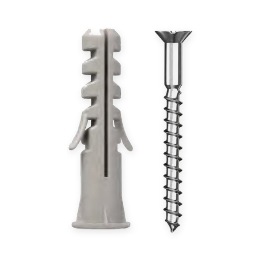 Kit bucha SF Nylon 6x30 com parafuso Phillips