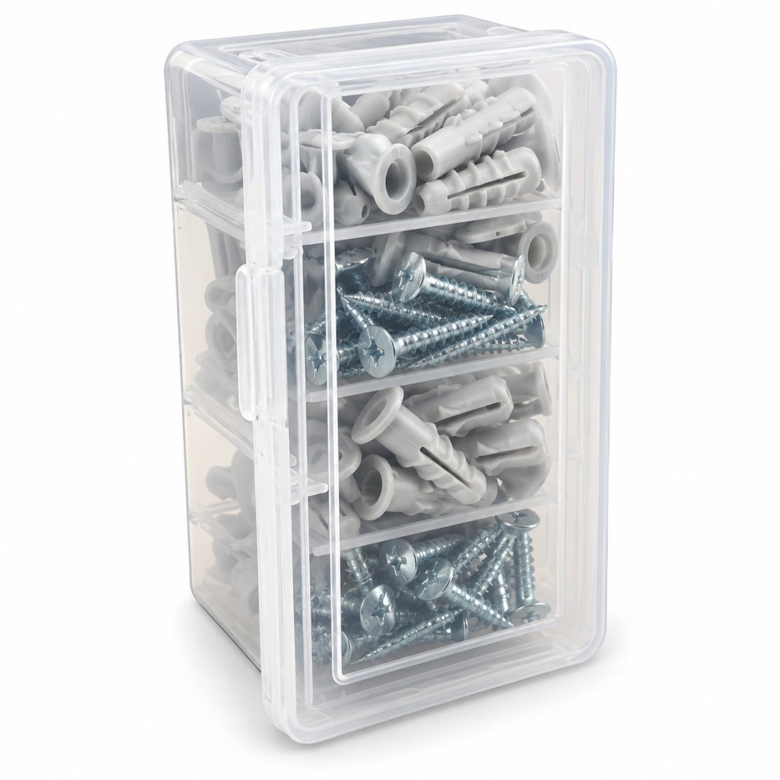 Kit de buchas para drywall SFOR com estojo